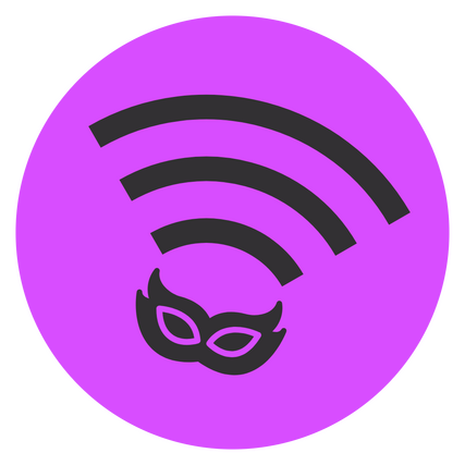 Fake Wrapped Logo A spotify-esque parody logo